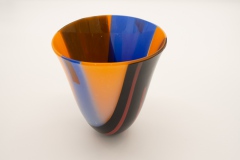 Blue and Orange Vase